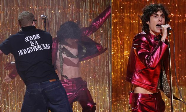 Protester Removed During Sombr’s BRIT Awards Performance