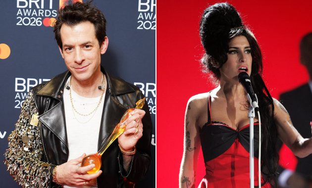 Mark Ronson Honors Amy Winehouse at BRITs Music Tribute Win