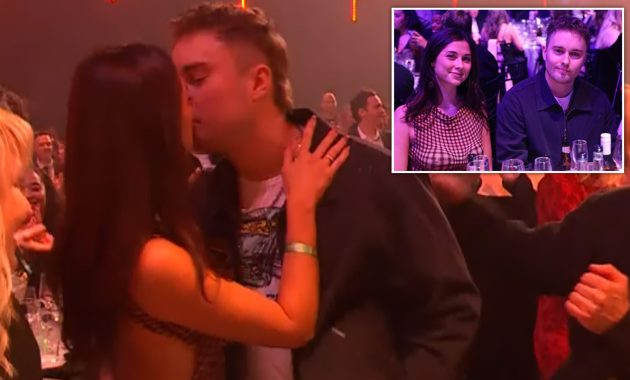 Sam Fender Kisses Girlfriend Rosa Collier at BRIT Awards Win